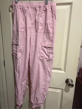 Zella Light Pink Cargo Jogger Pants